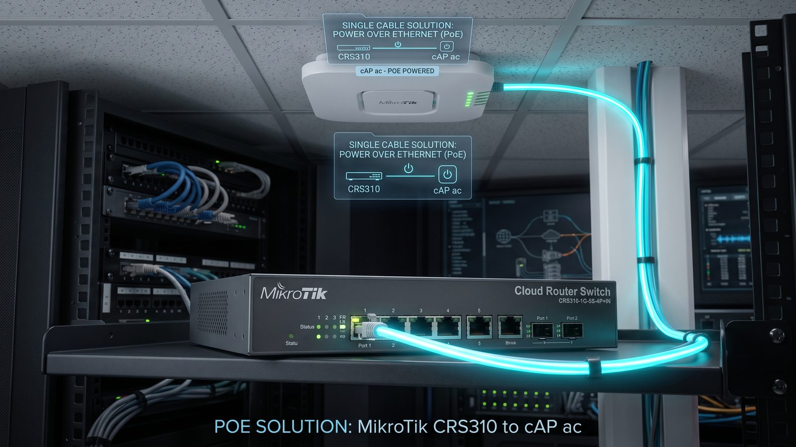 Co to jest PoE i dlaczego ułatwia instalacje AV i sieciowe