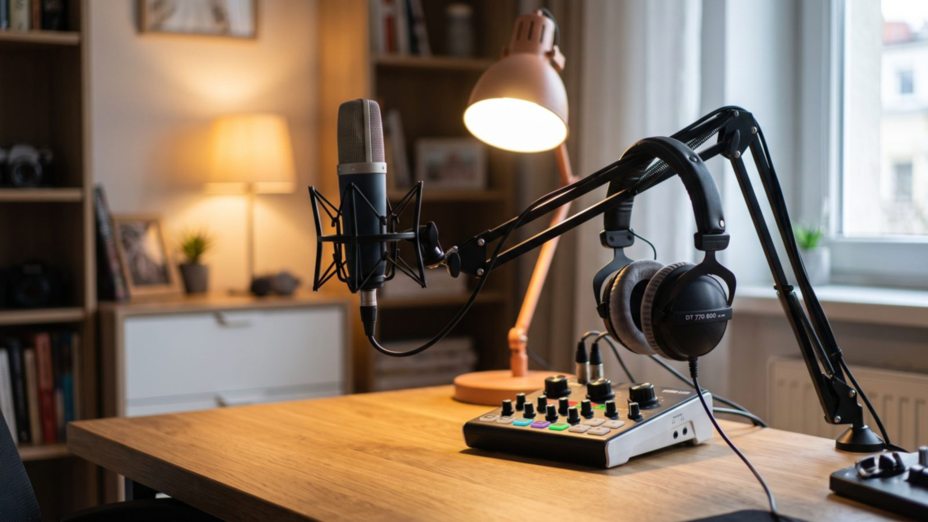 Jak nagrywać podcasty i webinary — sprzęt audio dla biura