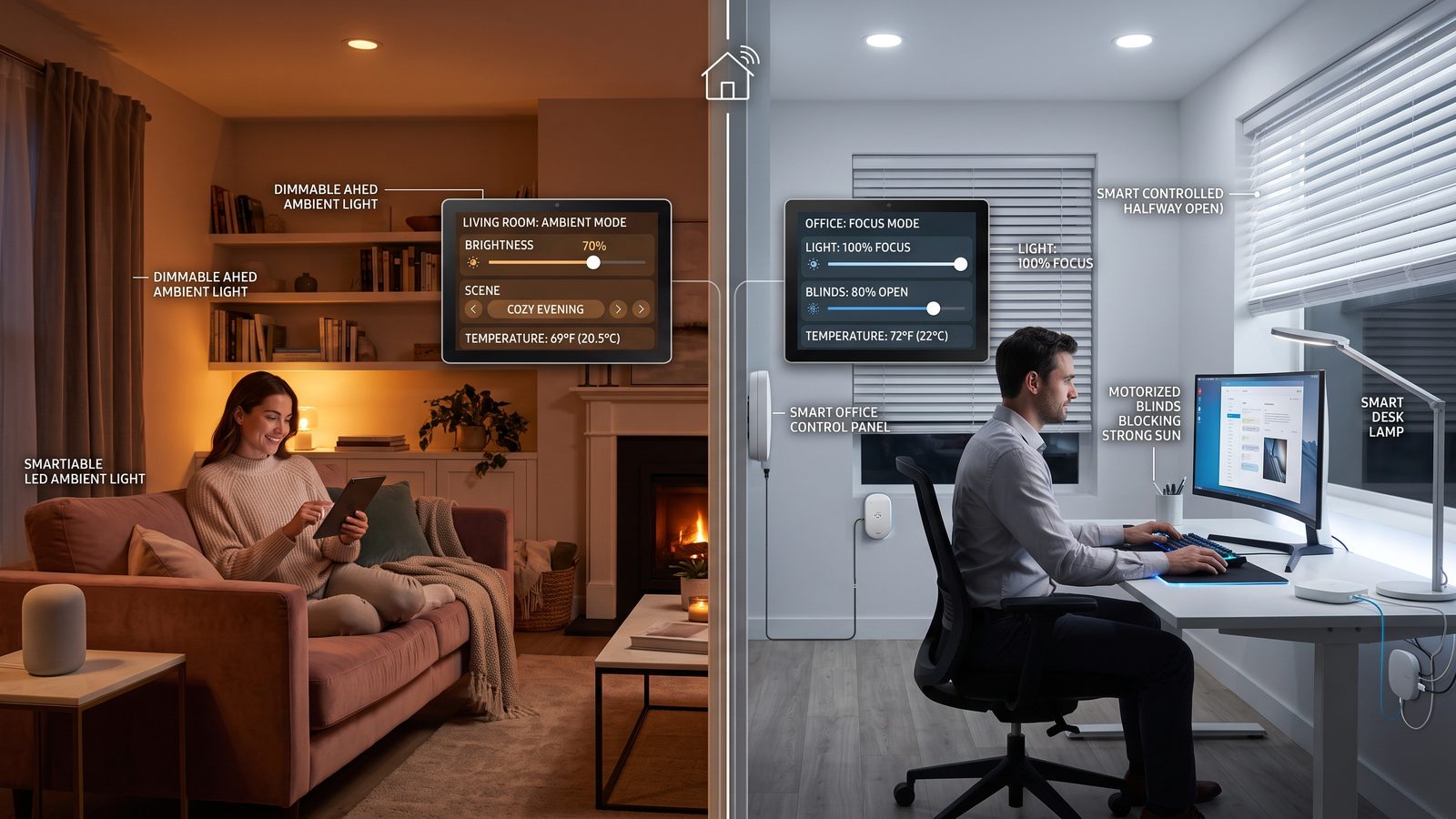 Smart Home vs Smart Office — podobieństwa i różnice we wdrożeniu