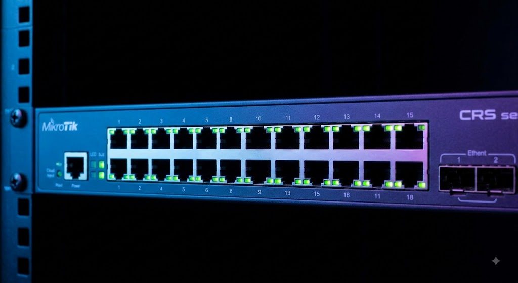 MikroTik — Sieć, switche i bezpieczeństwo