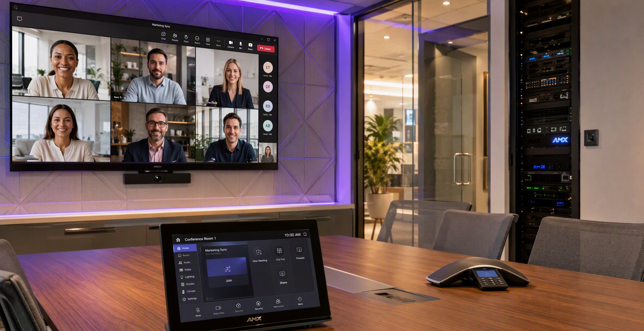 Integracja z Microsoft Teams / Zoom Rooms / Google Meet